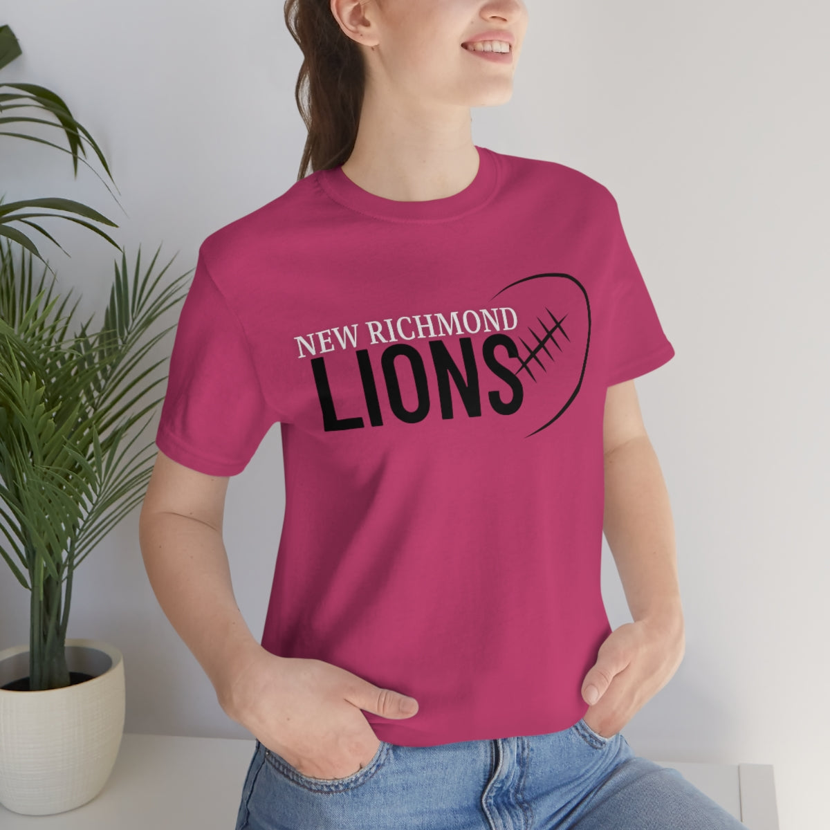 Lions Football Unisex Jersey Short Sleeve Tee