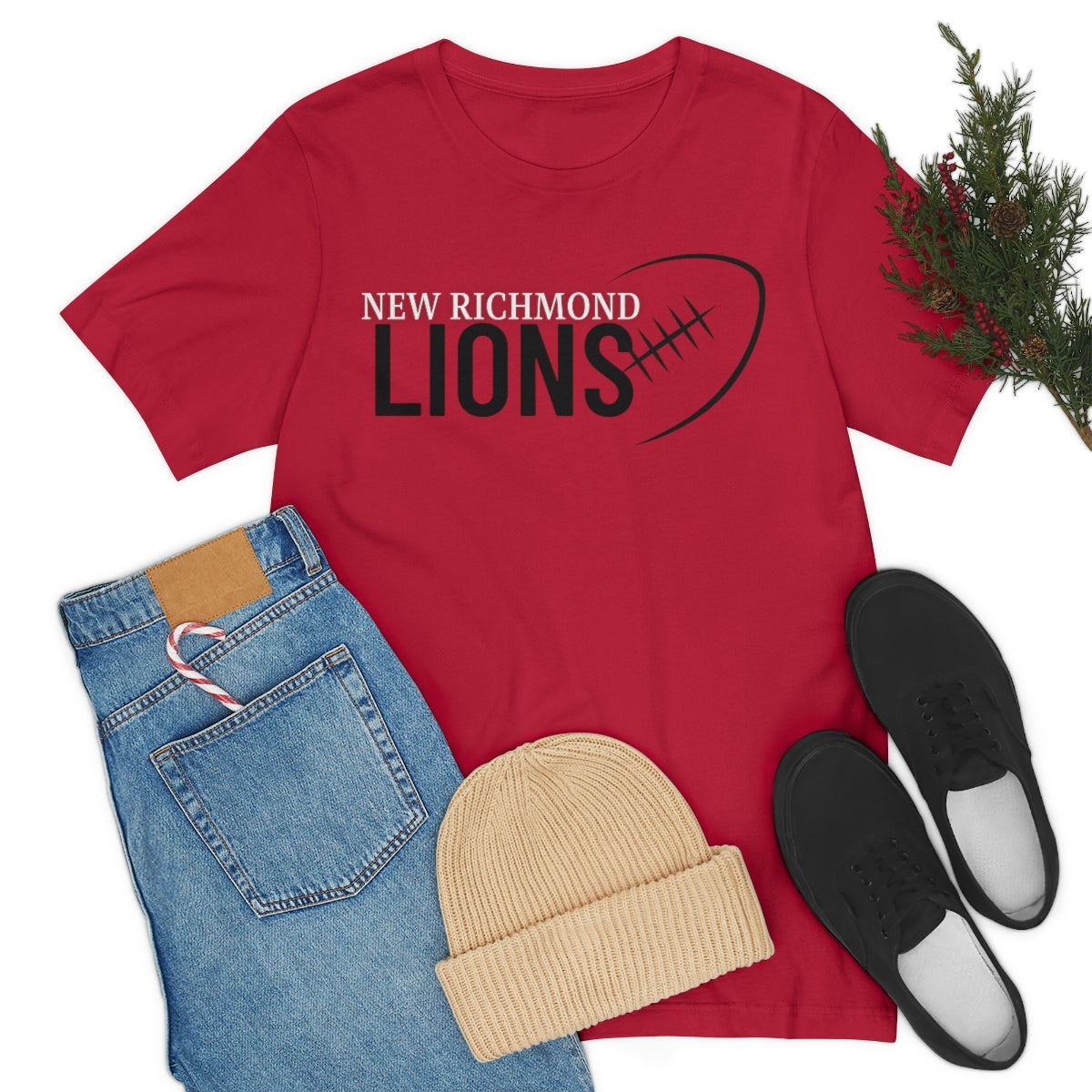 Lions Football Unisex Jersey Short Sleeve Tee