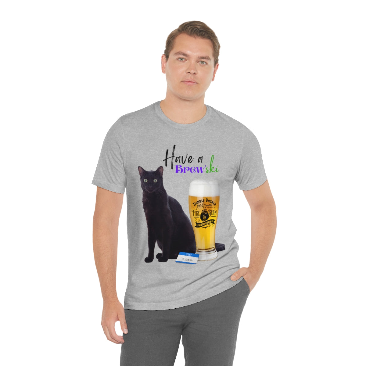 Black Cat Unisex Jersey Short Sleeve Tee