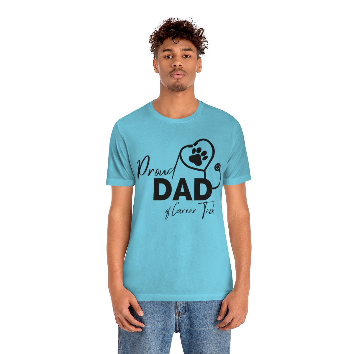 Proud Dad of Career Tech Student  Jersey Short Sleeve Tee