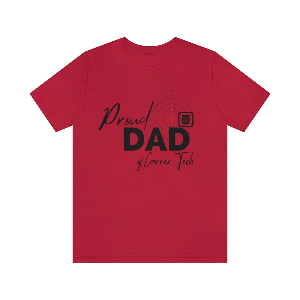 Proud Dad of Career Tech Student Jersey Short Sleeve Tee