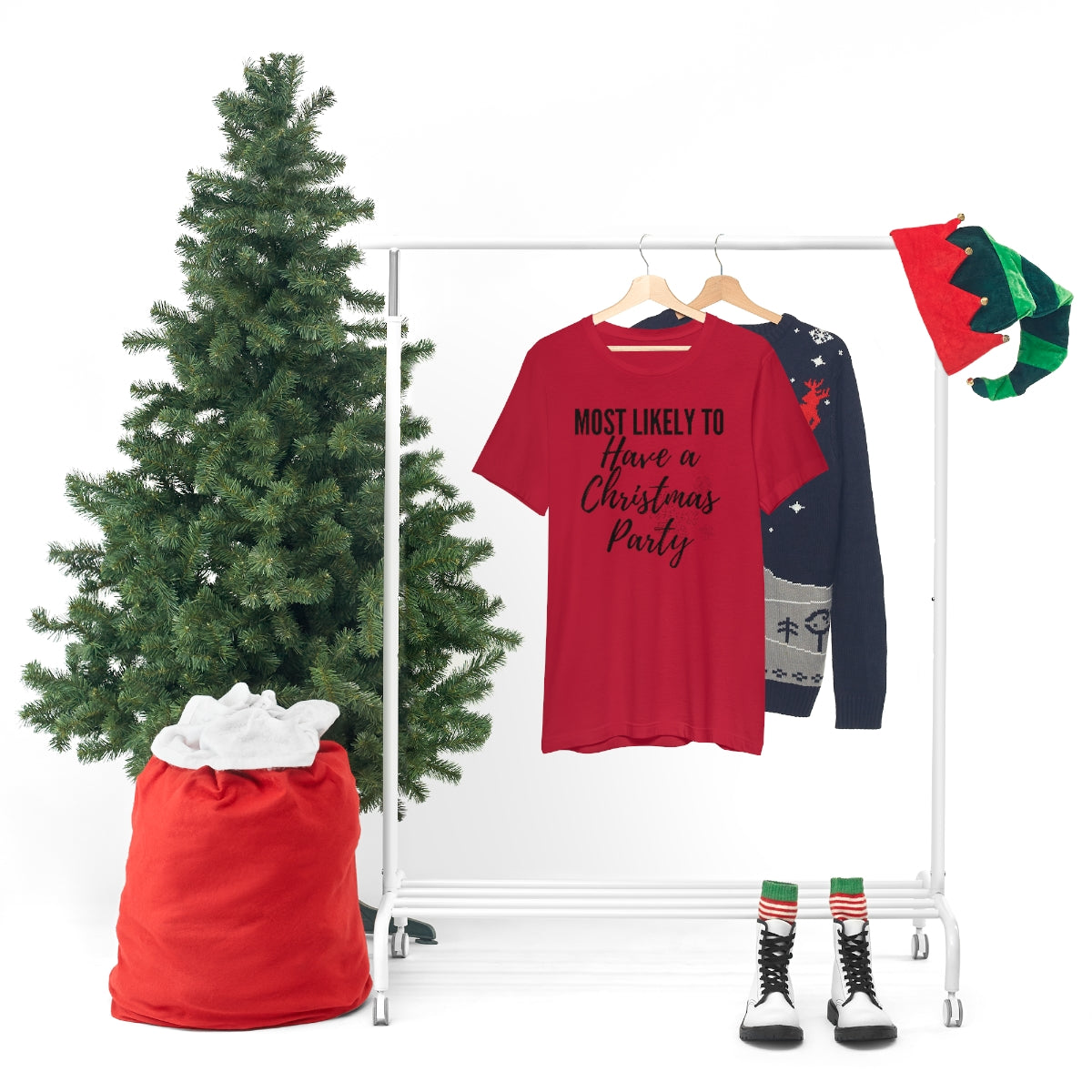 Christmas Party Unisex Jersey Short Sleeve Tee