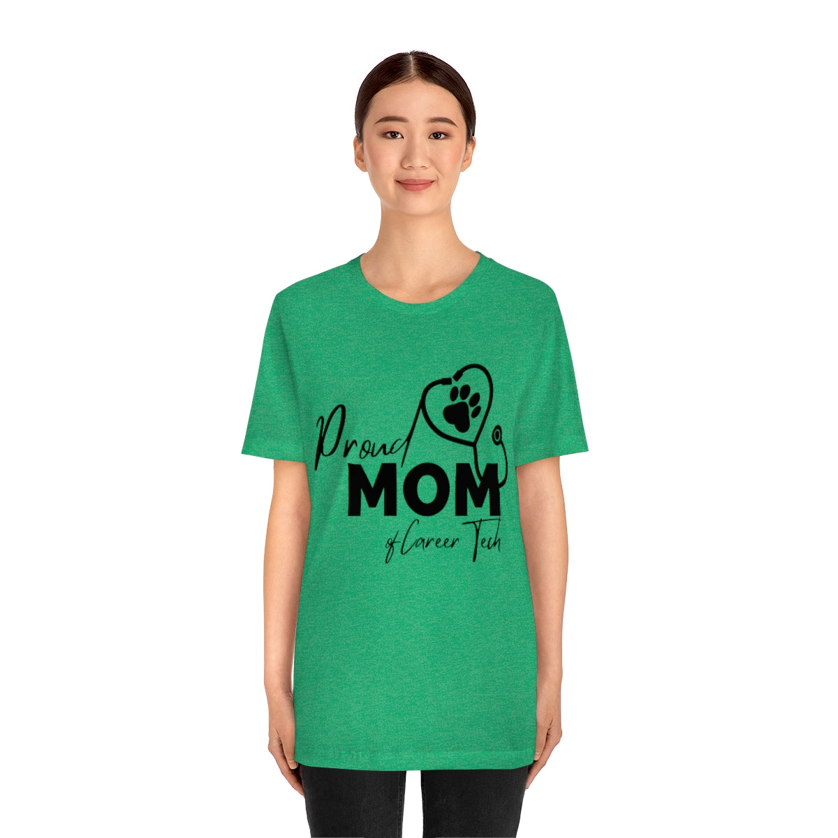 Proud Mom of Career Tech Student Unisex Jersey Short Sleeve Tee