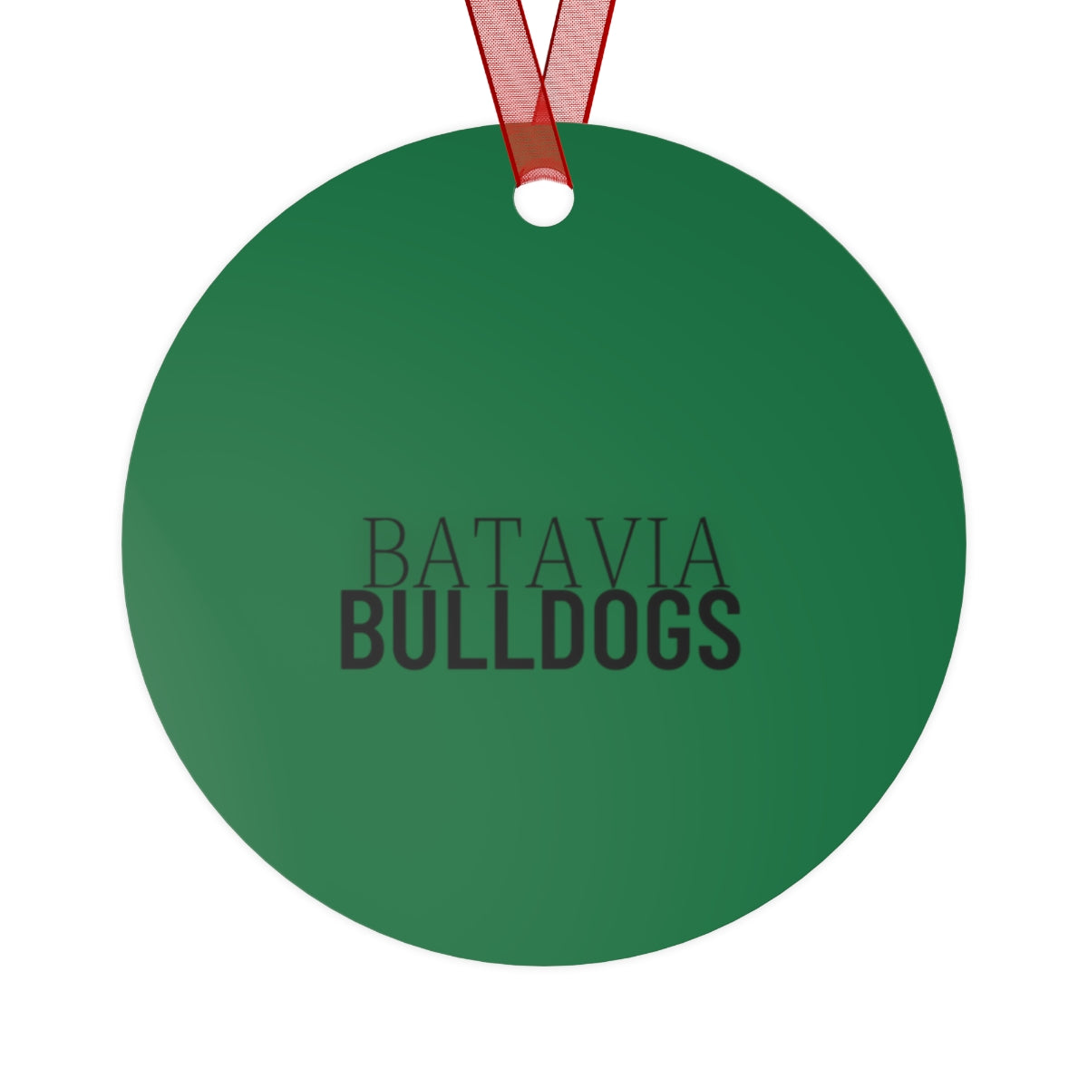 Bulldogs Metal Ornaments