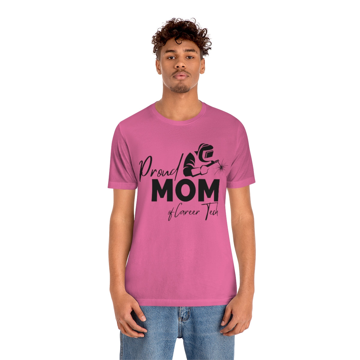 Proud Mom of Career Tech Student Jersey short sleeve tee