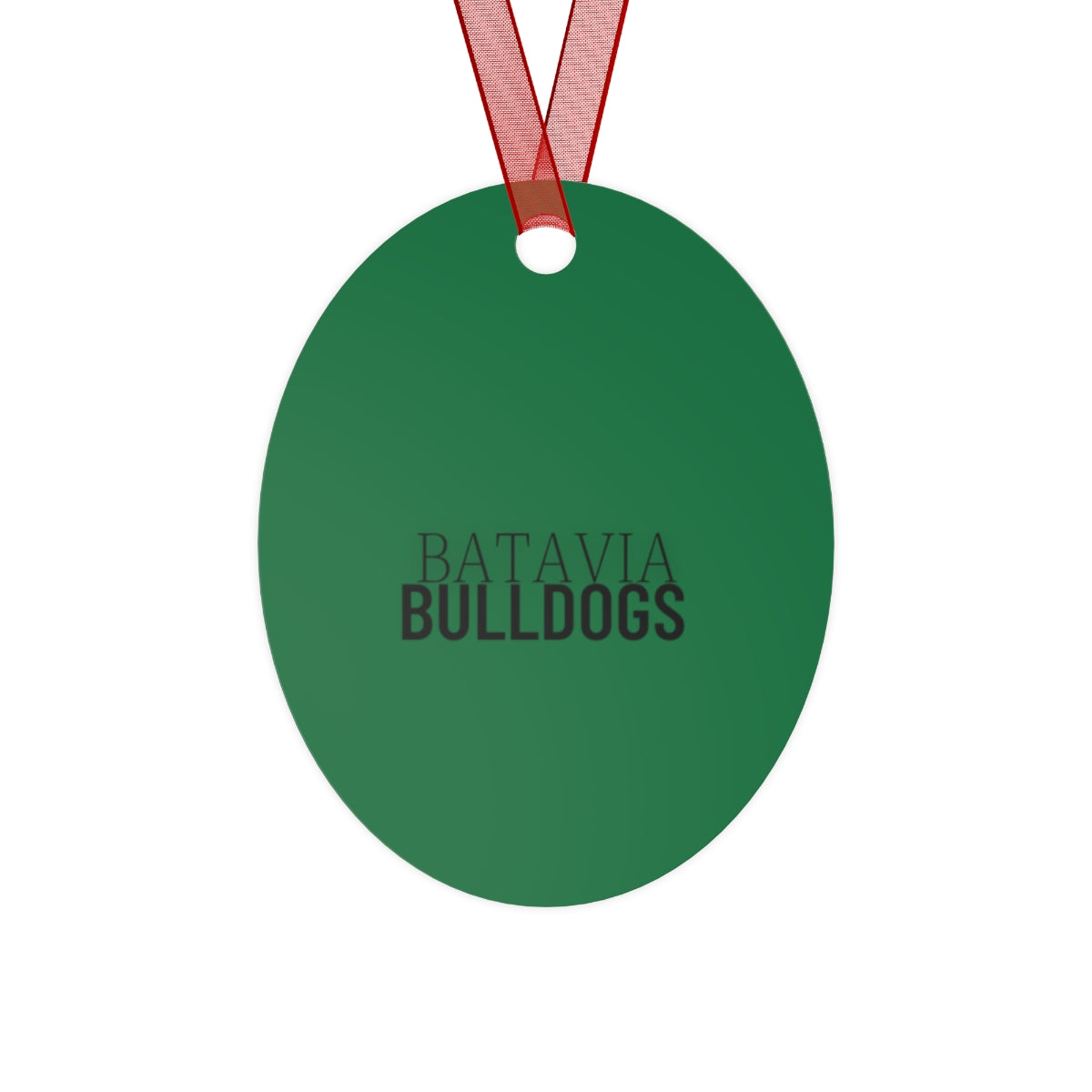 Bulldogs Metal Ornaments