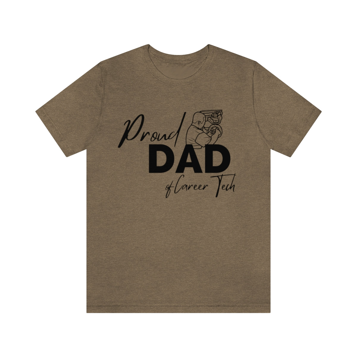 Proud Dad of Career Tech Student  Jersey Short Sleeve Tee