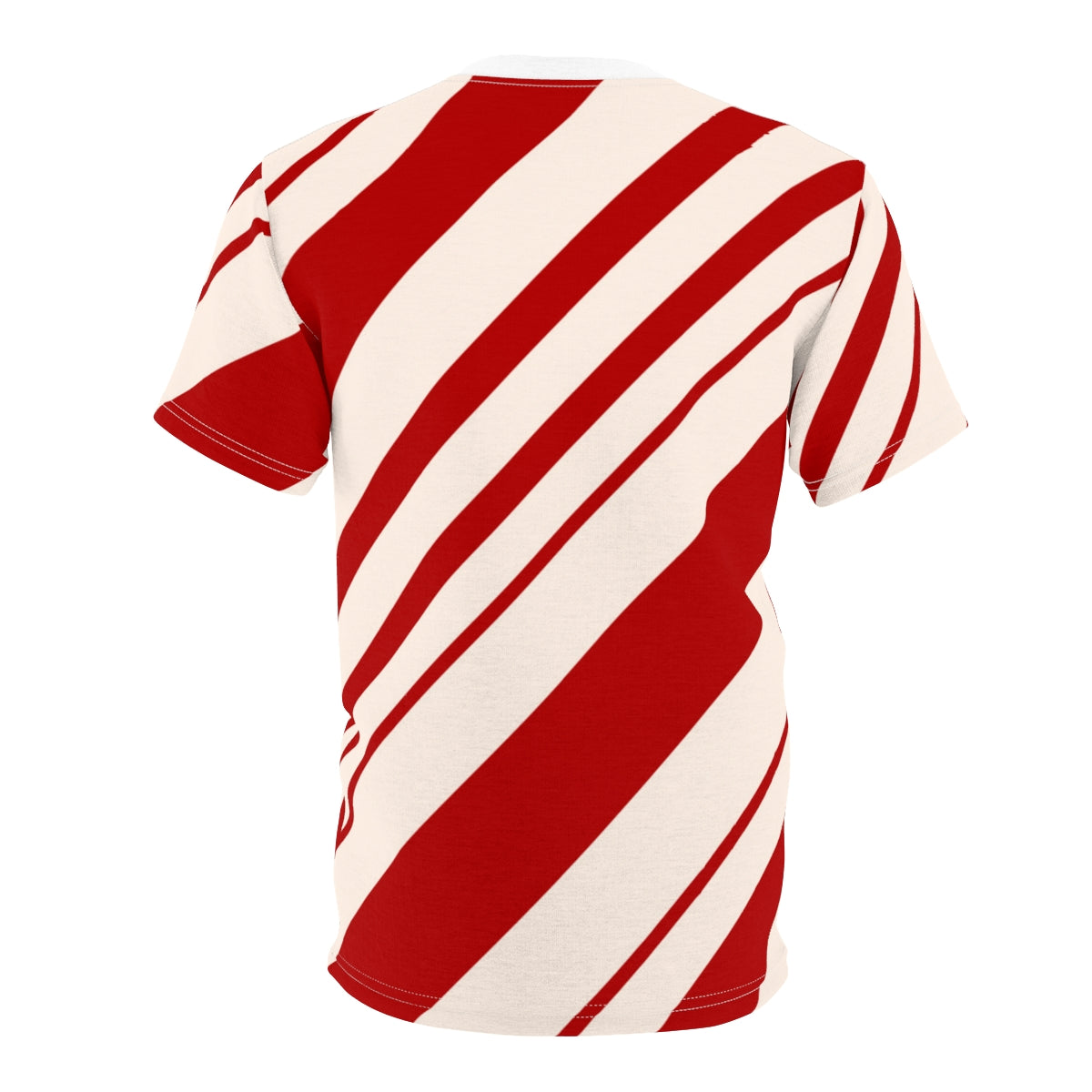 Candy Cane Unisex AOP Cut & Sew Tee