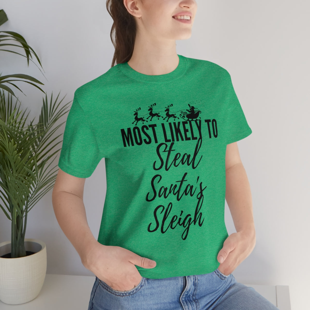 Stolen Sleigh  Unisex Jersey Short Sleeve Tee