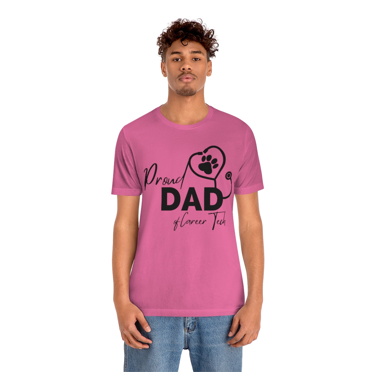 Proud Dad of Career Tech Student  Jersey Short Sleeve Tee