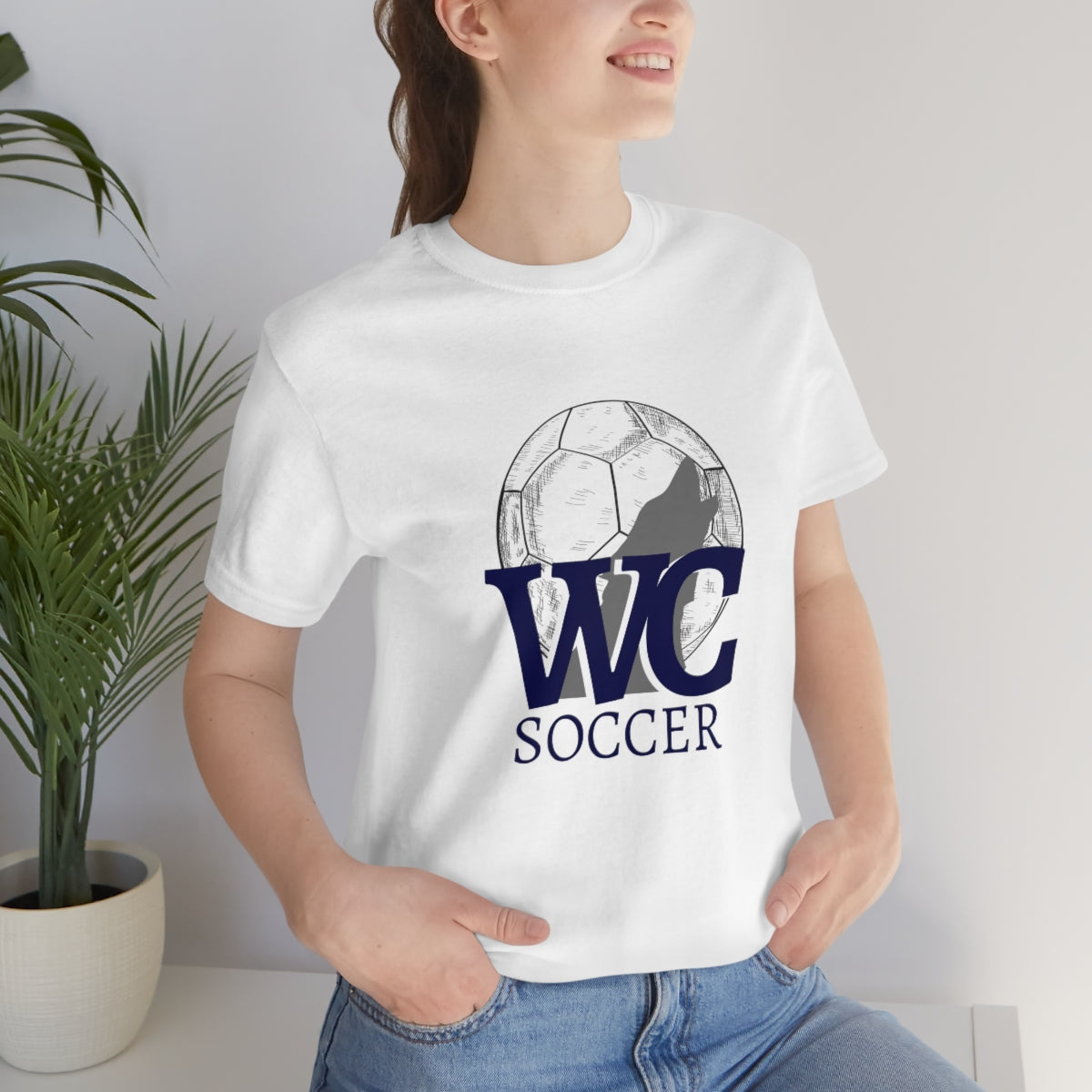 Soccer Wolves Unisex Jersey Short Sleeve Tee