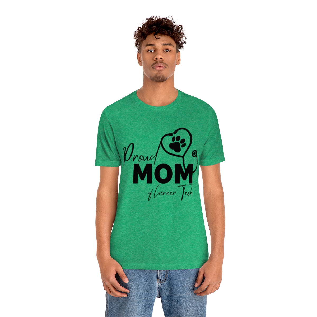 Proud Mom of Career Tech Student Unisex Jersey Short Sleeve Tee