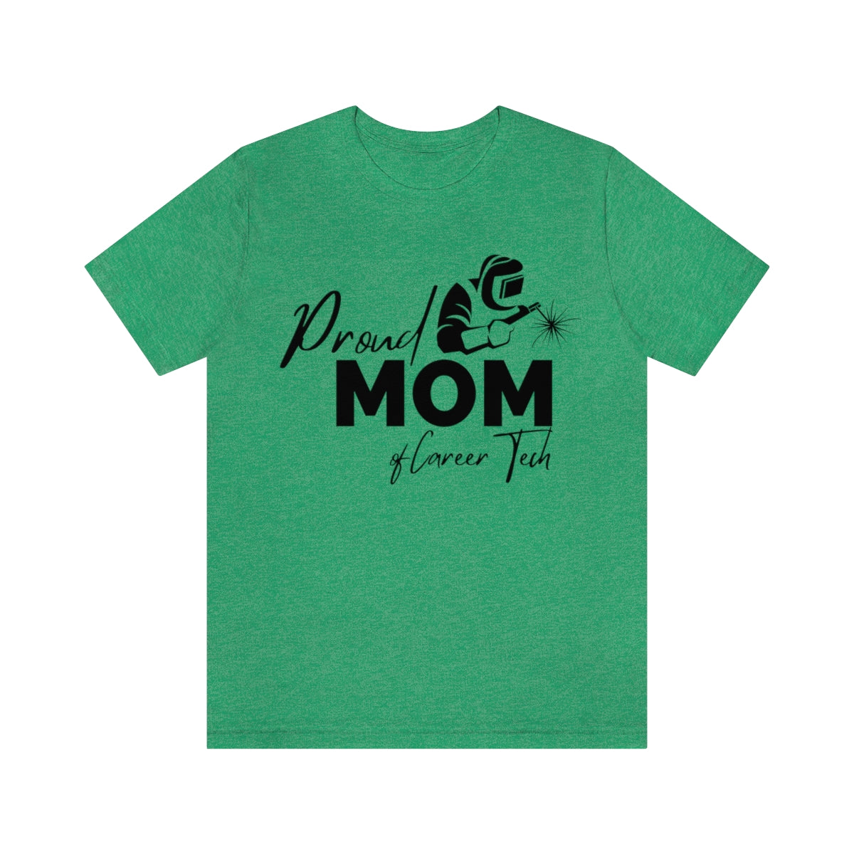 Proud Mom of Career Tech Student Jersey short sleeve tee