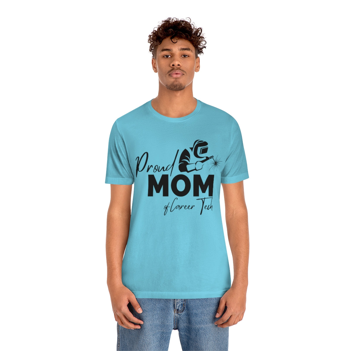 Proud Mom of Career Tech Student Jersey short sleeve tee