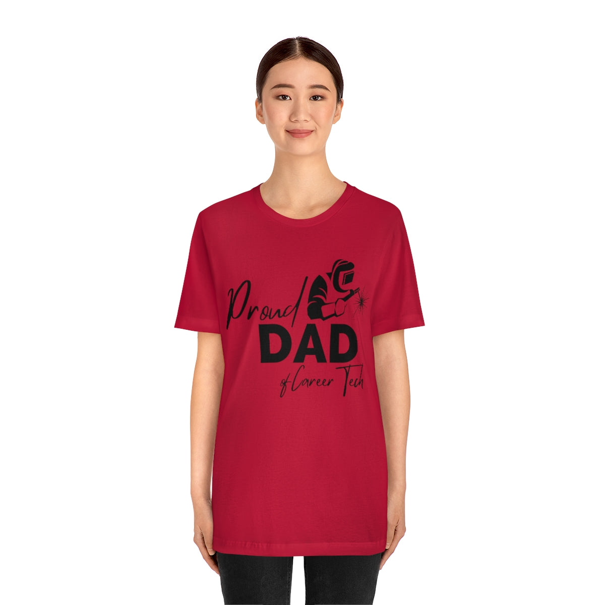 Proud Dad of Career Tech Student  Unisex Jersey