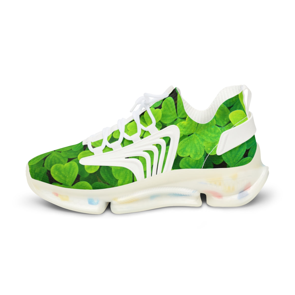 Lucky Clover Men's Mesh Sports Sneakers