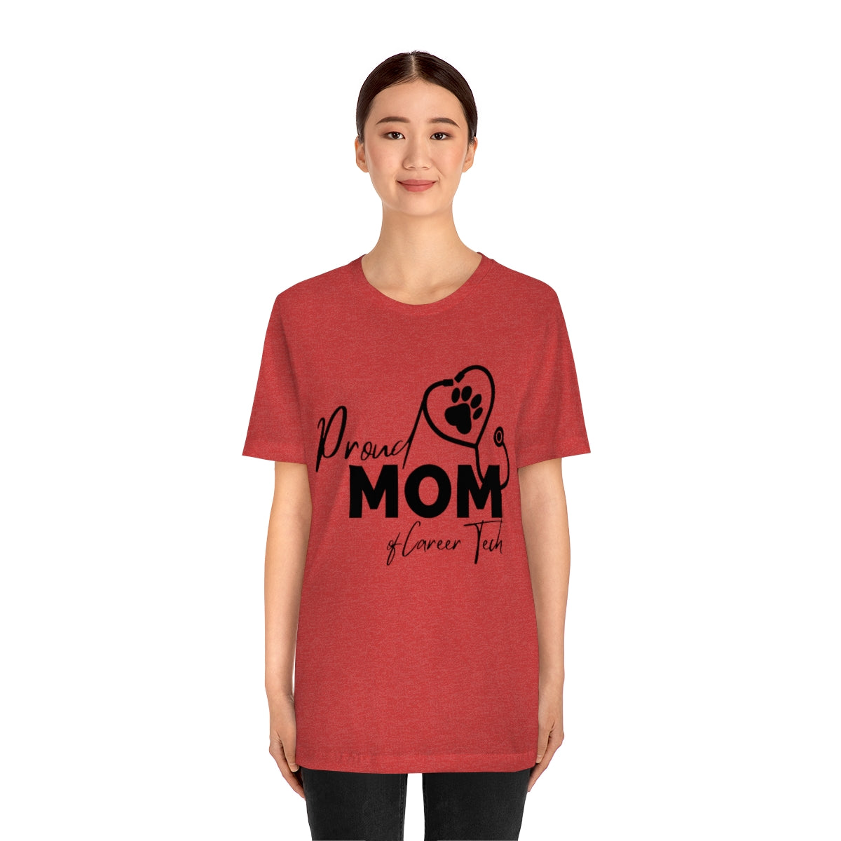 Proud Mom of Career Tech Student Unisex Jersey Short Sleeve Tee