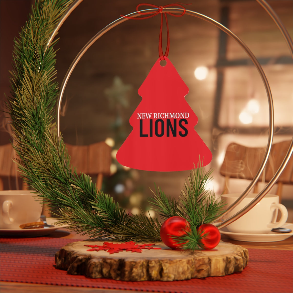 Lions Metal Ornaments