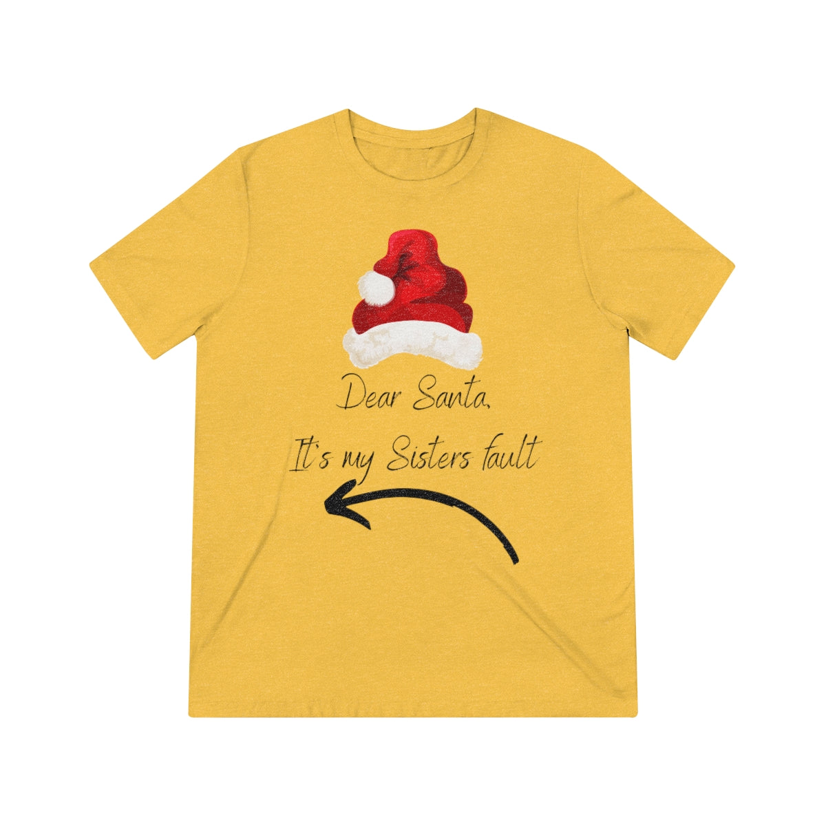 Dear Santa Unisex Triblend Tee