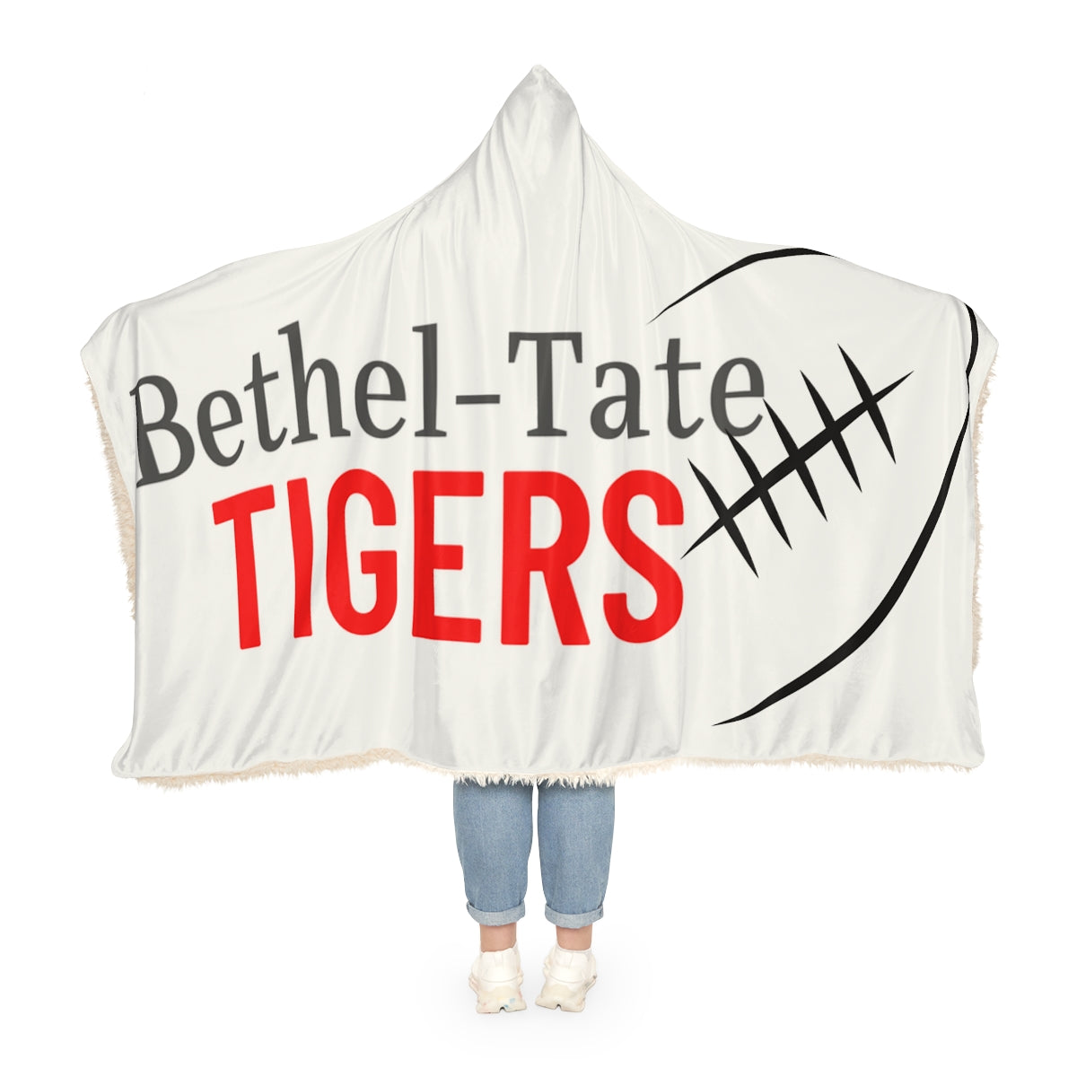 TIGER Football Snuggle Blanket