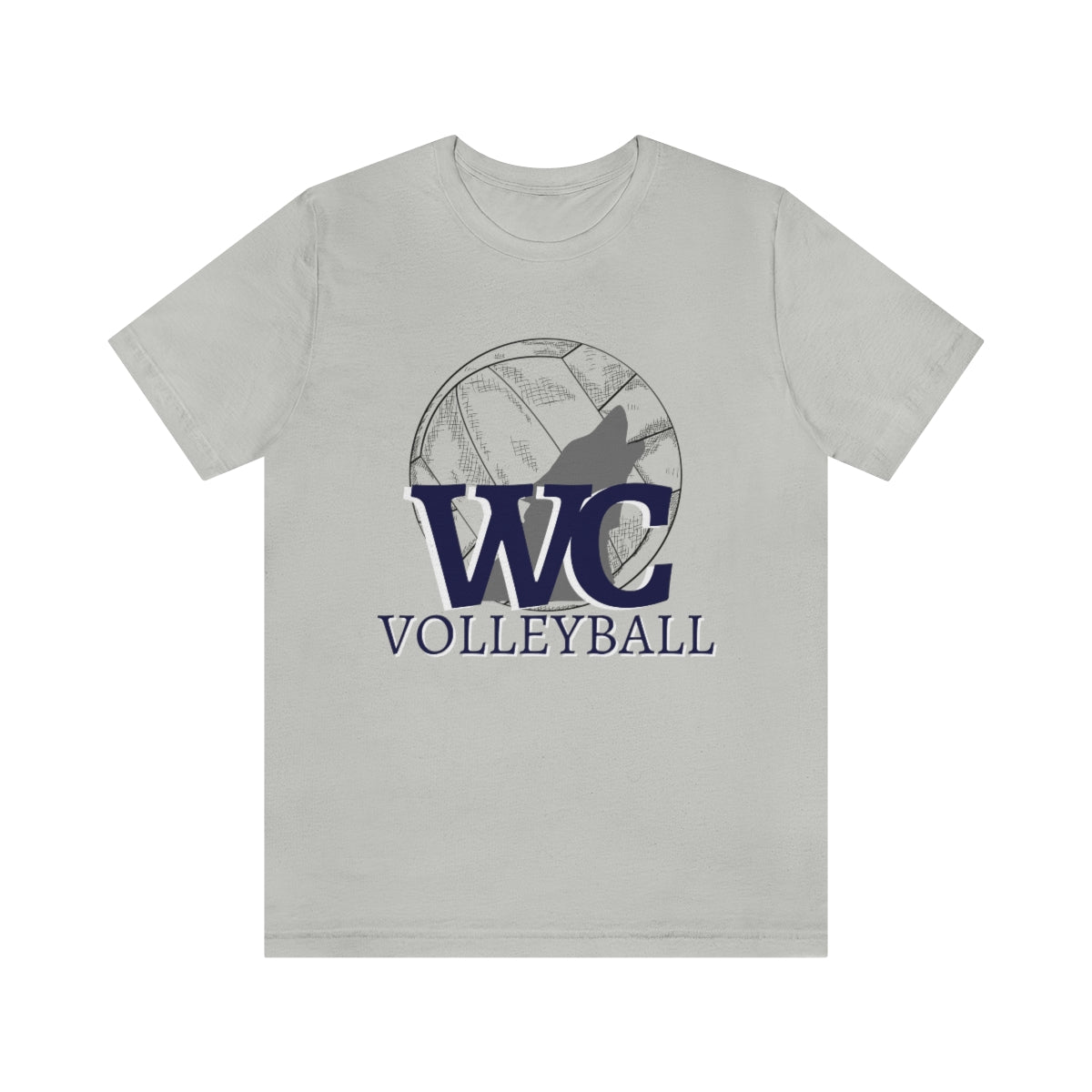 Volleyball Wolves Unisex Jersey Short Sleeve Tee