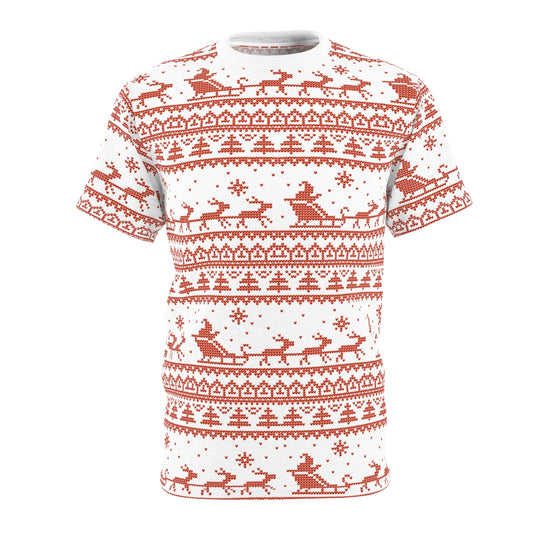 Ugly Sweater Unisex AOP Cut & Sew Tee