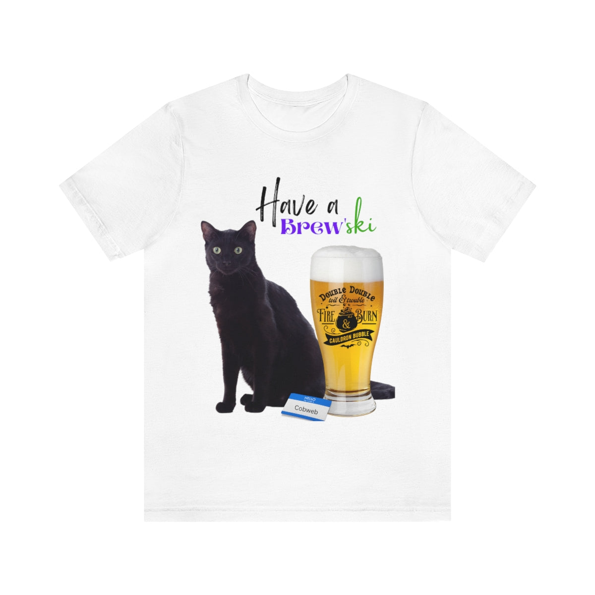 Black Cat Unisex Jersey Short Sleeve Tee