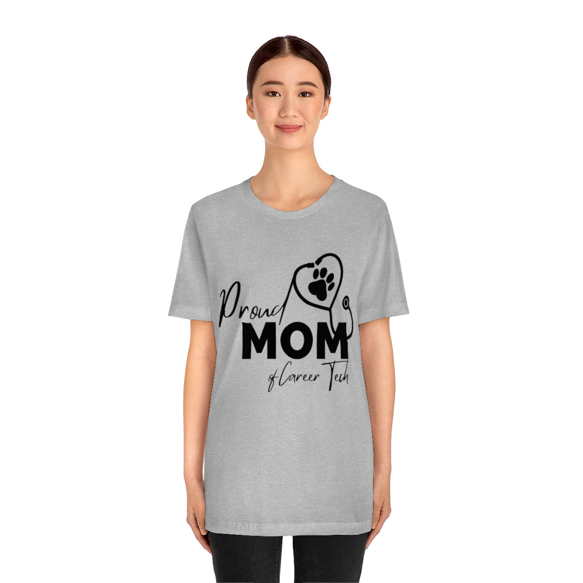 Proud Mom of Career Tech Student Unisex Jersey Short Sleeve Tee