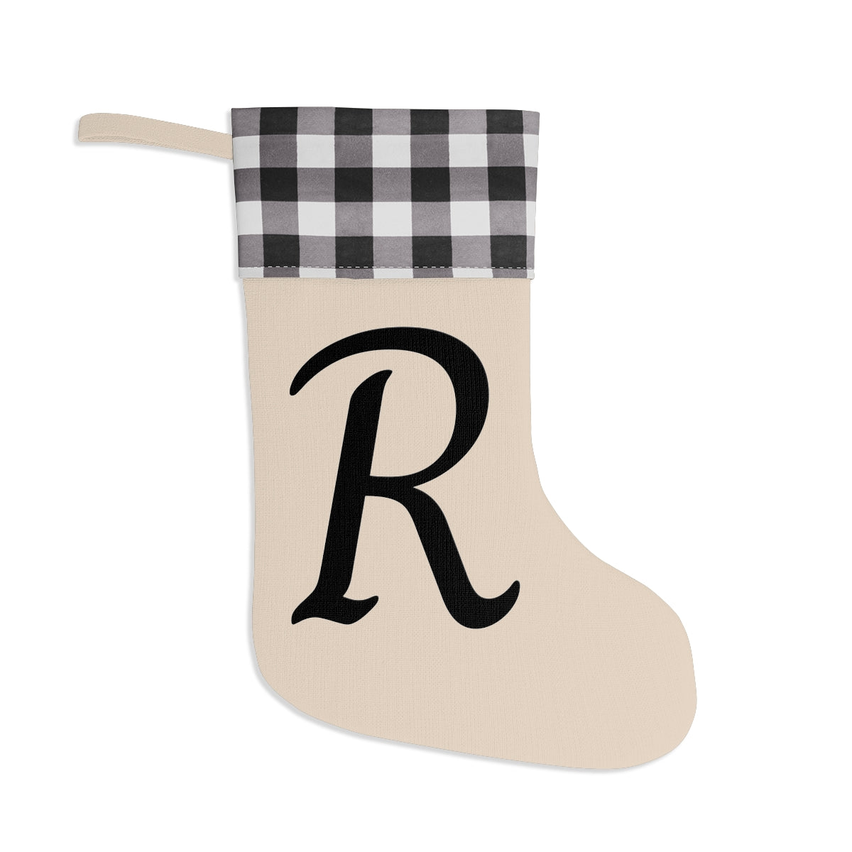 "R" Christmas Stocking