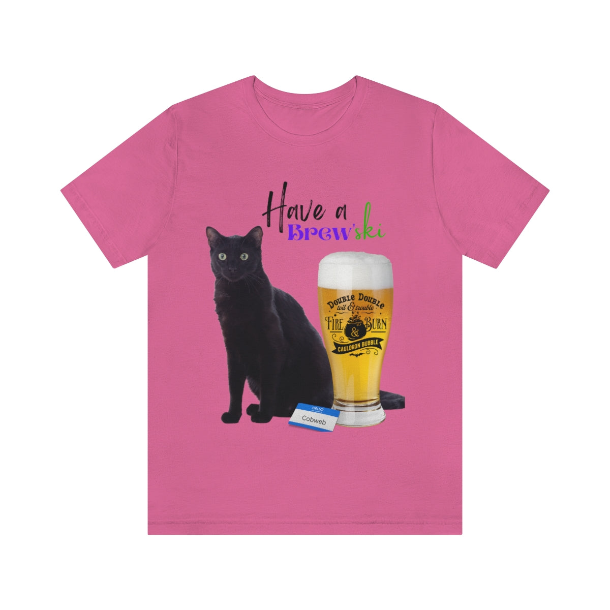 Black Cat Unisex Jersey Short Sleeve Tee