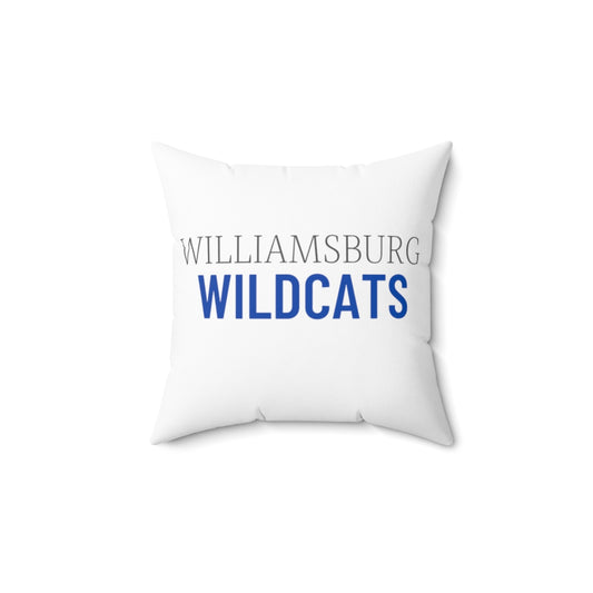 Wildcats Spun Polyester Square Pillow