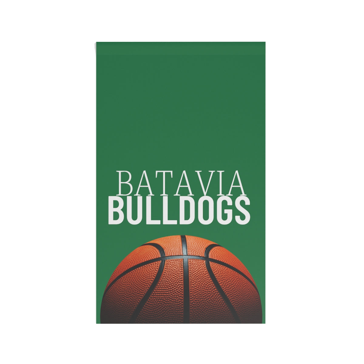 Basketball Bulldogs House Banner