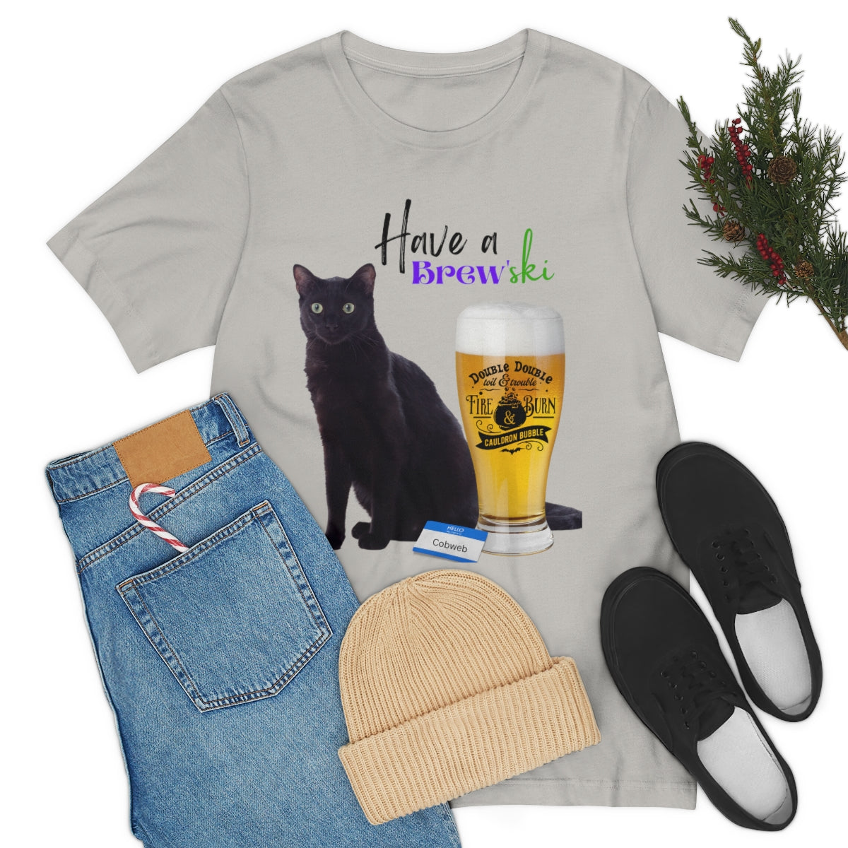 Black Cat Unisex Jersey Short Sleeve Tee