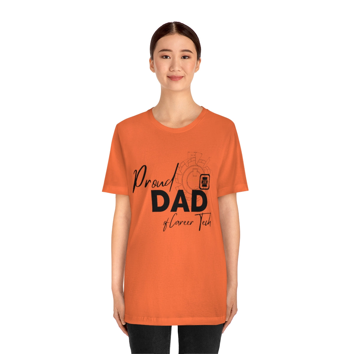 Proud Dad of Career Tech Student Jersey Short Sleeve Tee