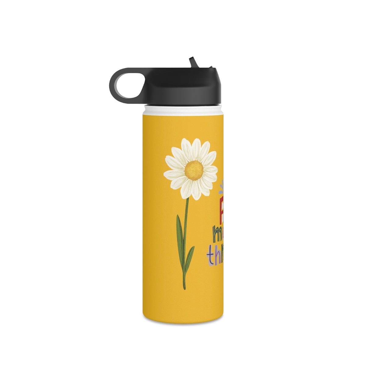 Stainless Steel Water Bottle, Standard Lid