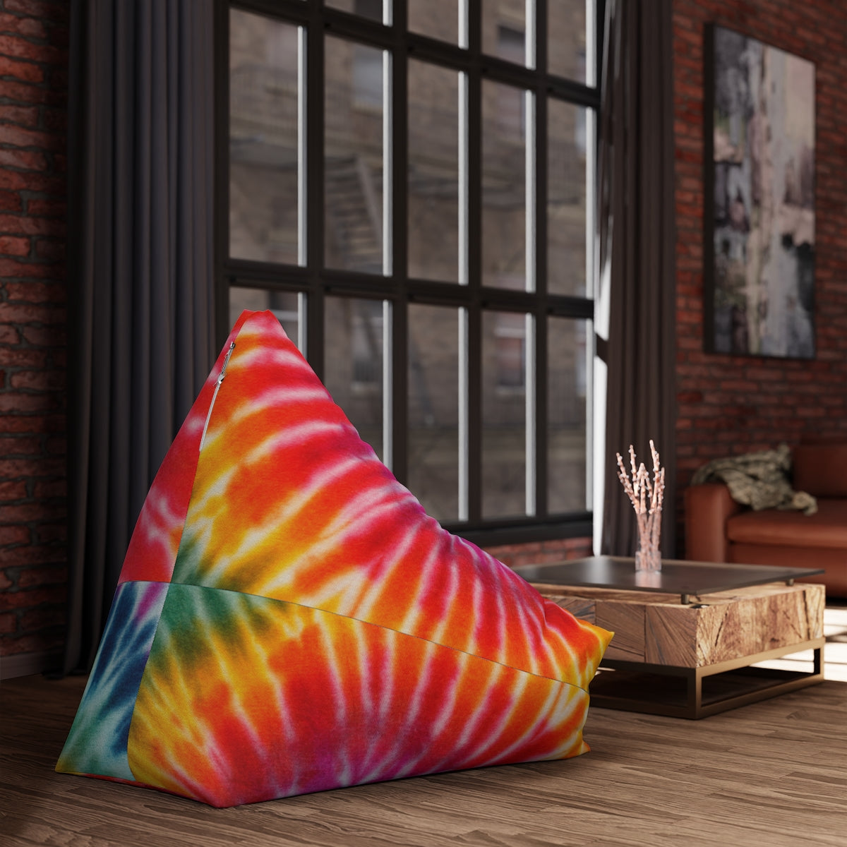 Tie Dye Bean Bag Chair Cover (Filling Sold Separately)