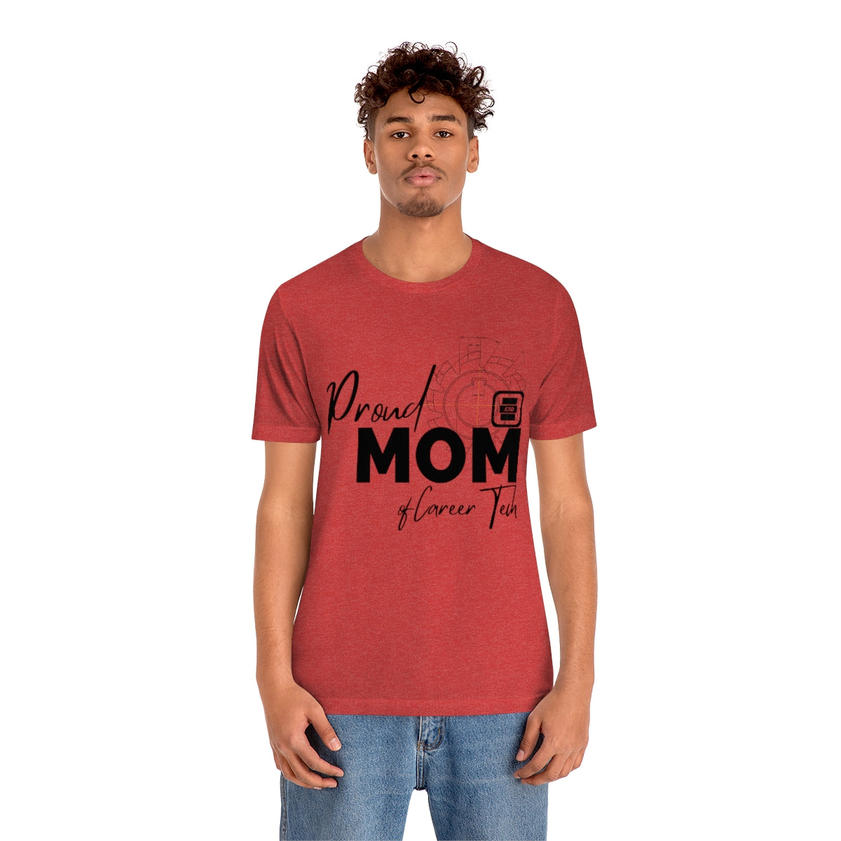 Proud Mom of Career Tech Student Jersey Short Sleeve Tee