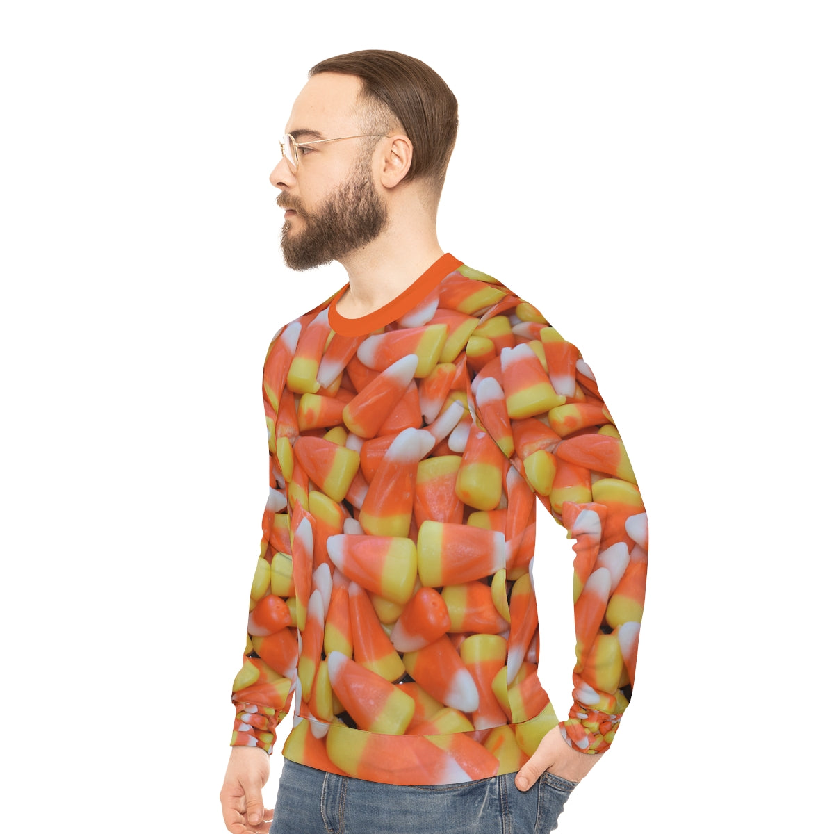 Candy Corn Lightweight Sweatshirt