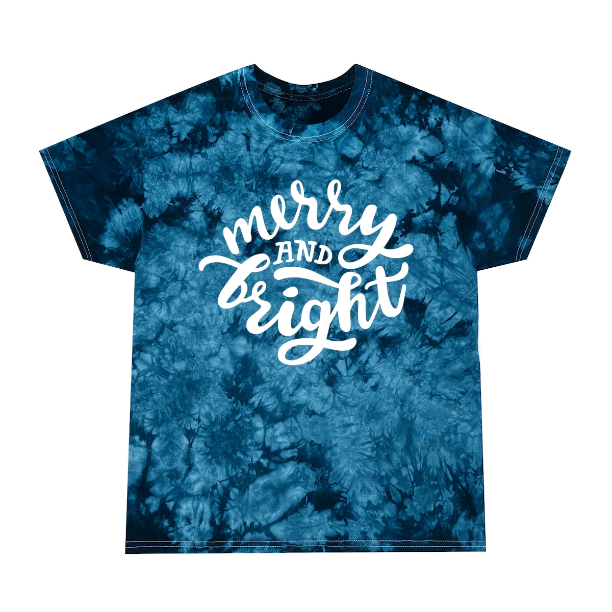 Merry and Bright Tie-Dye Tee, Crystal