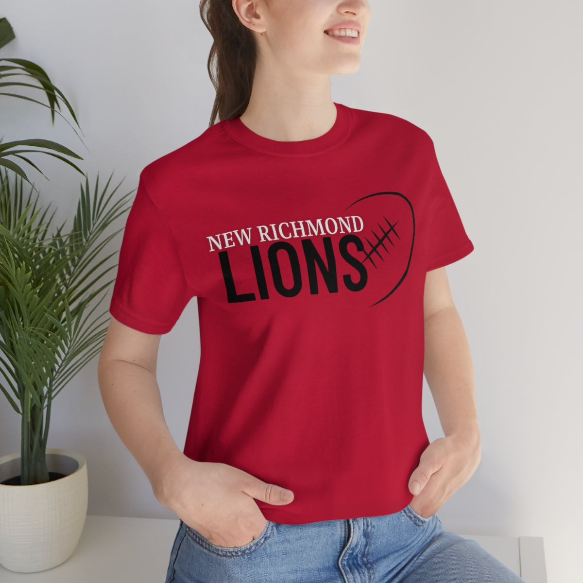 Lions Football Unisex Jersey Short Sleeve Tee