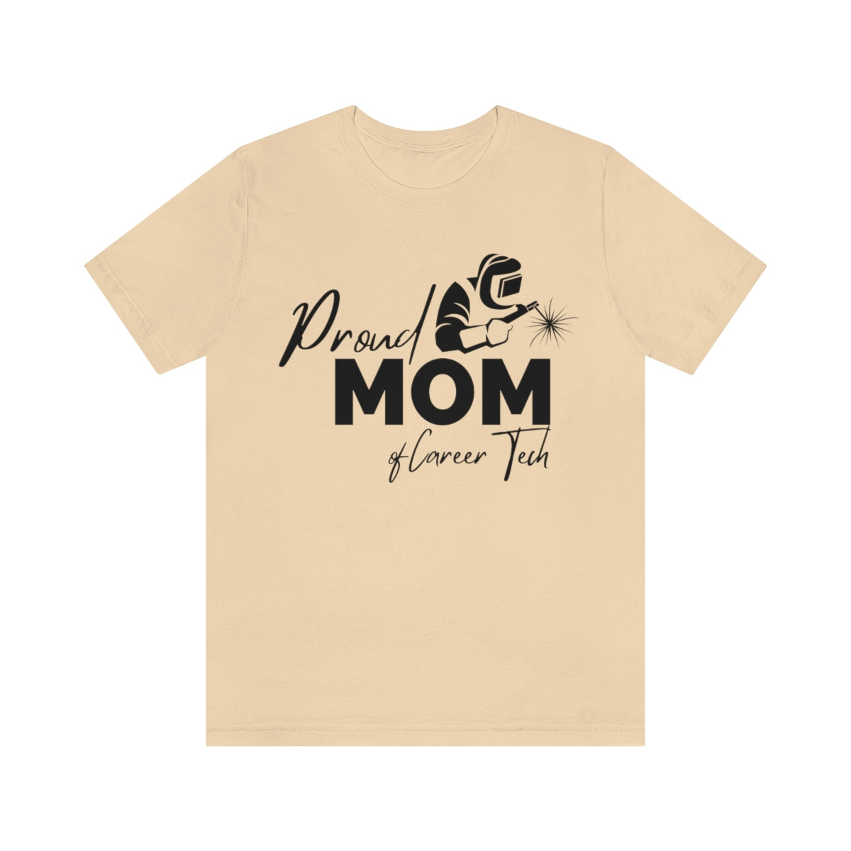 Proud Mom of Career Tech Student Jersey short sleeve tee