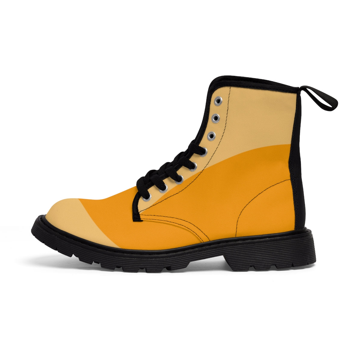 Orange  Women's Canvas Boots