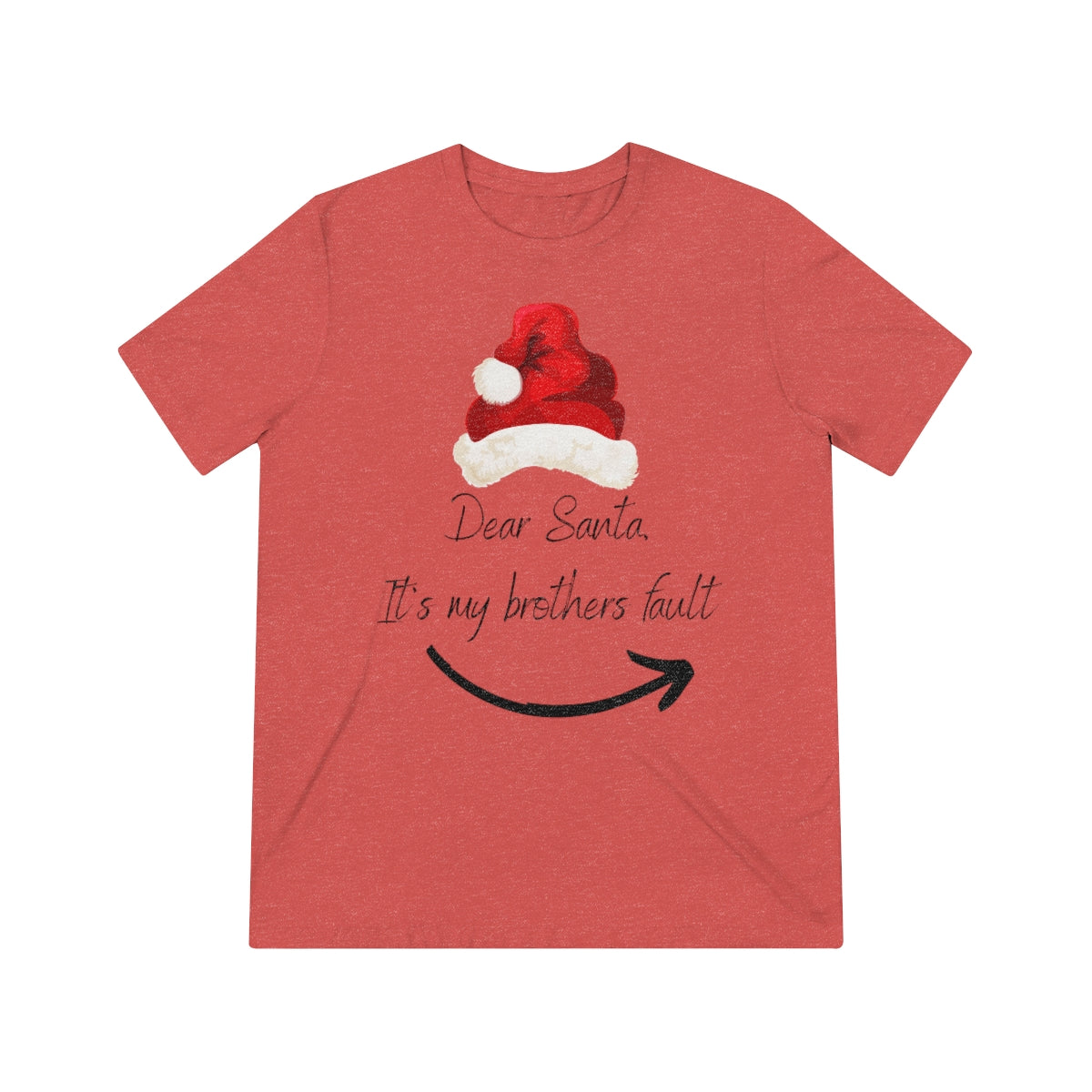 Dear Santa Unisex Triblend Tee