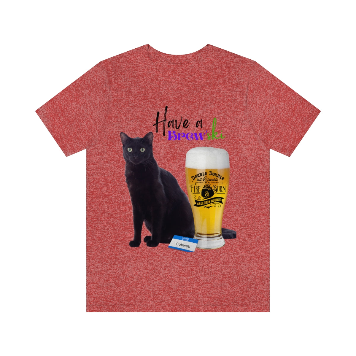 Black Cat Unisex Jersey Short Sleeve Tee