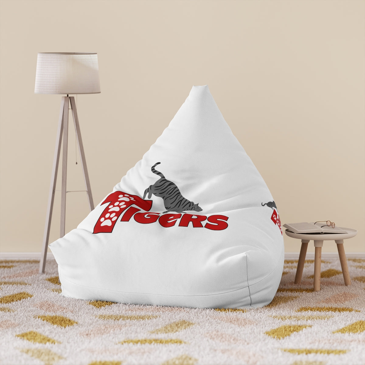 Tigers Bean Bag Chair Cover (Filling Sold Separately)