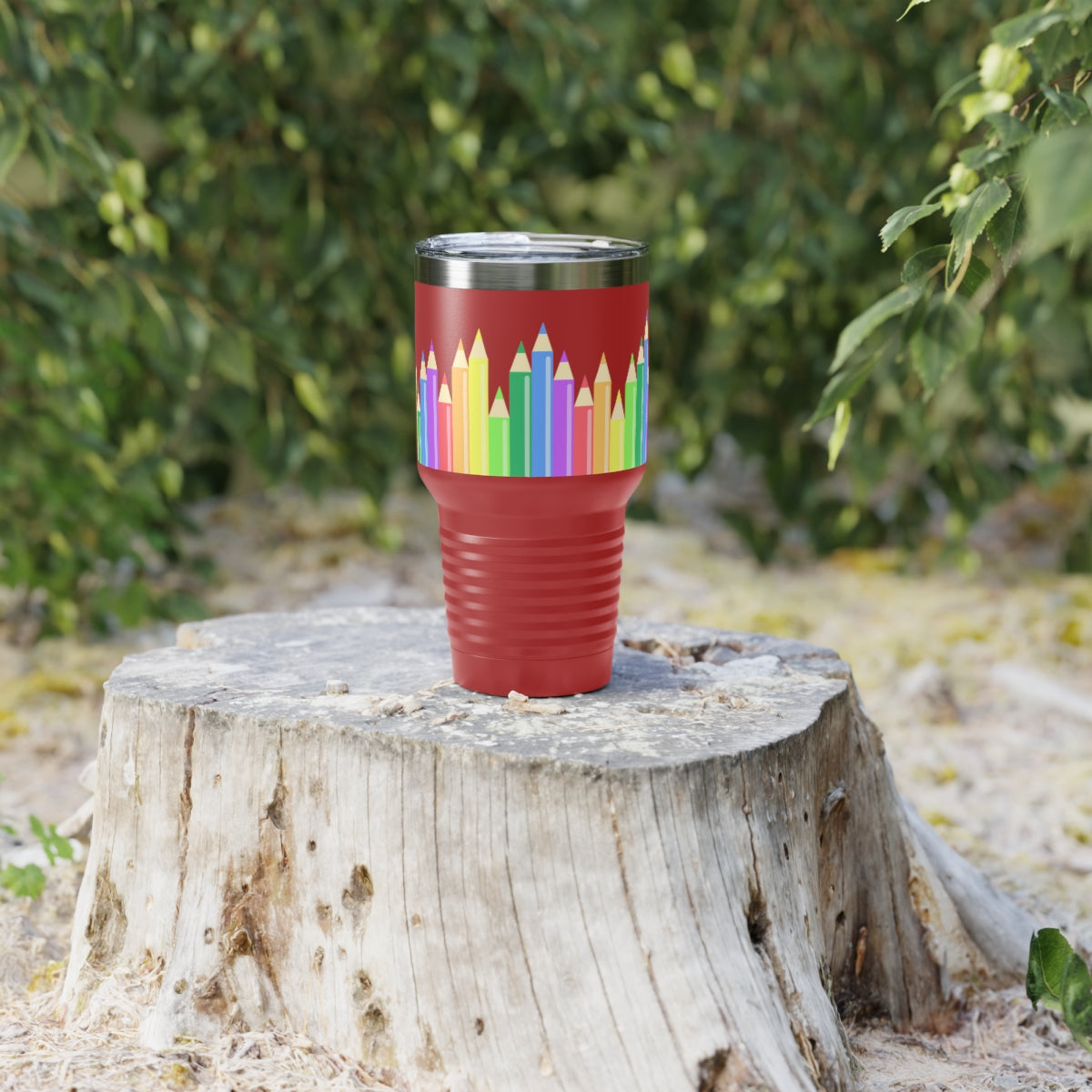 Colored Pencils Ringneck Tumbler, 30oz