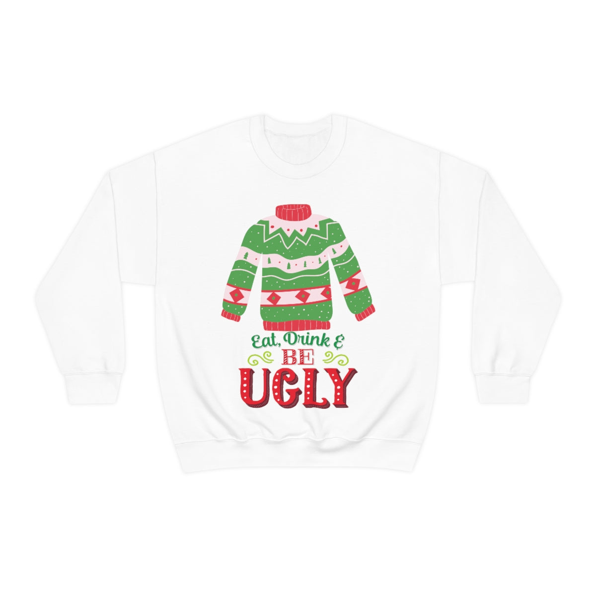 Ugly Christmas Sweater Unisex Heavy Blend™ Crewneck Sweatshirt