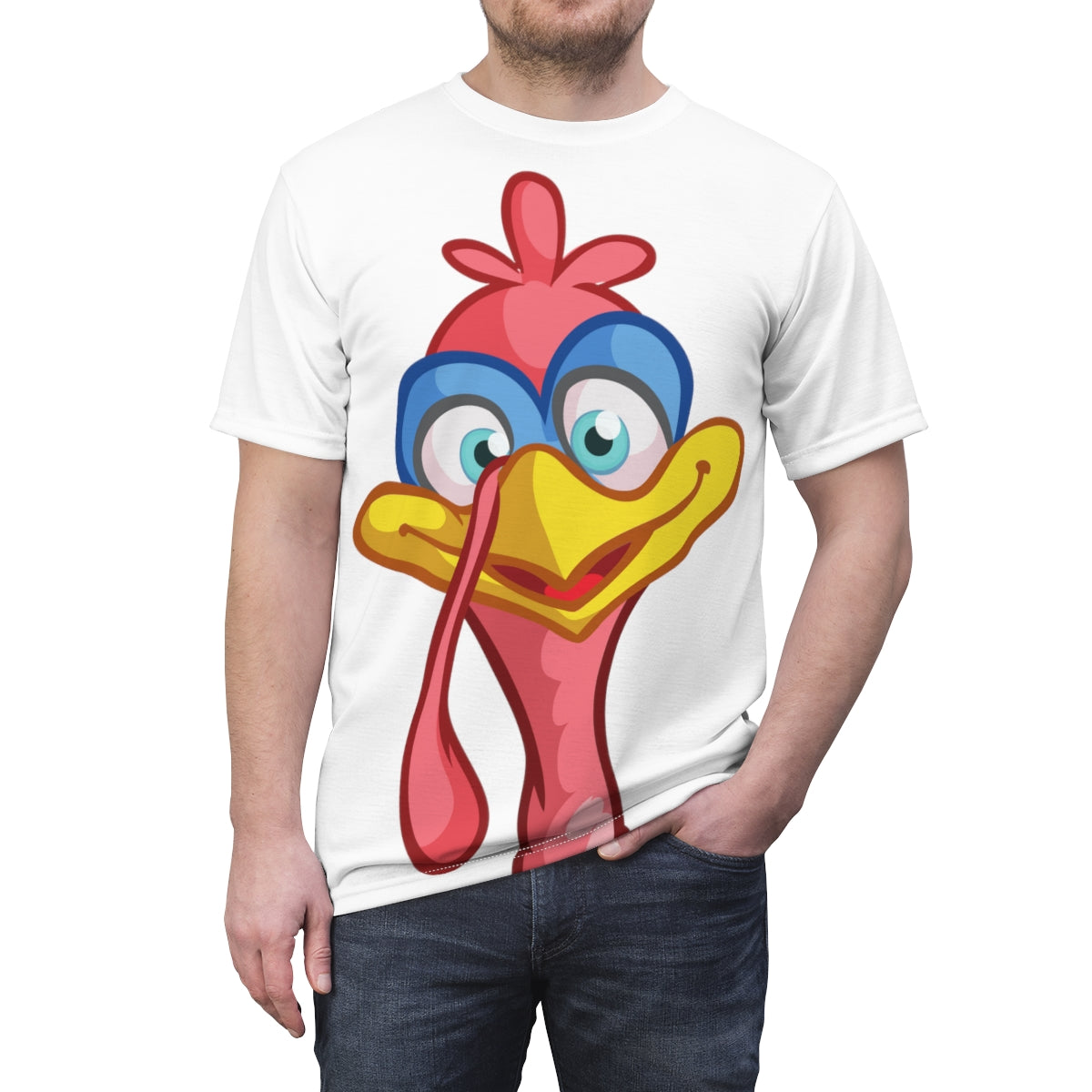 Turkey Gobbler Unisex AOP Cut & Sew Tee