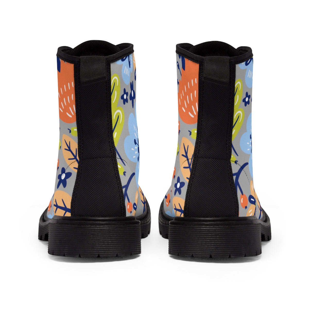 Floral Women's Canvas Boots