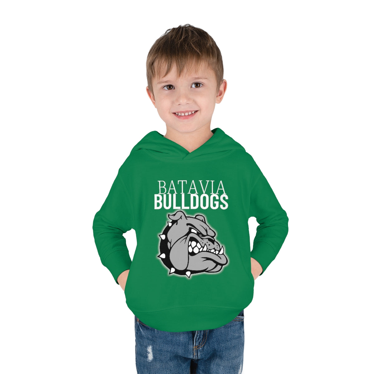 Bulldogs Toddler Pullover Fleece Hoodie